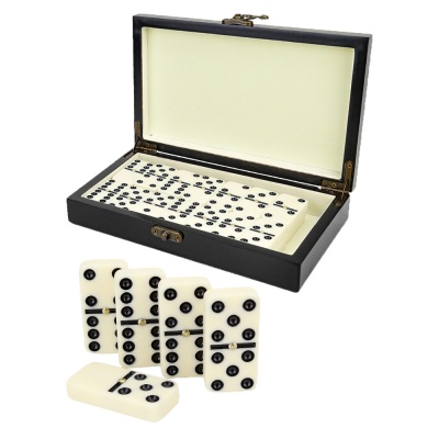 Домино в деревянной коробке Старина Miland ИГН-0305 1